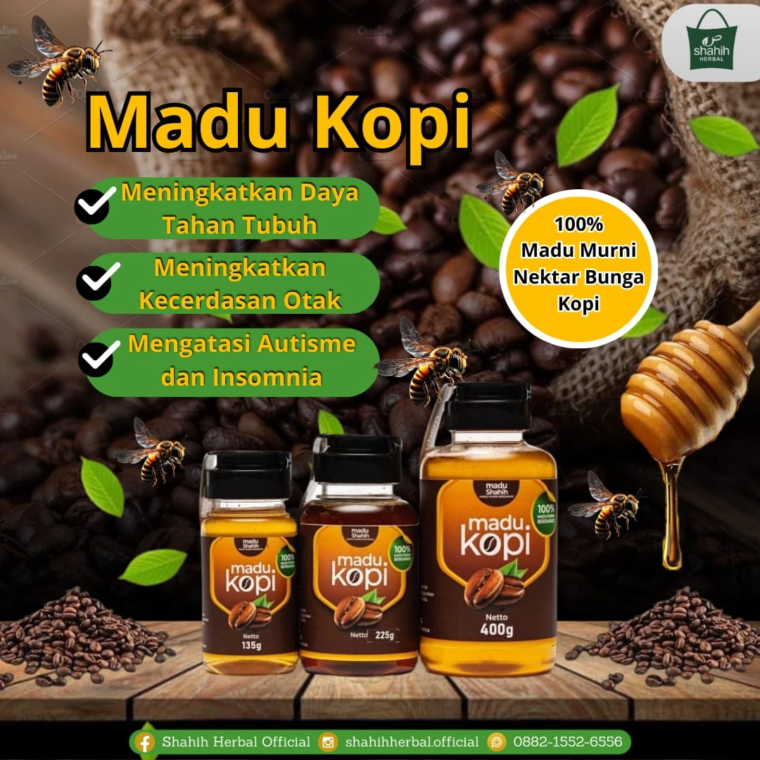 MADU SHAHIH KOPI 100% MADU MURNI BERSANAD - Gambar 2