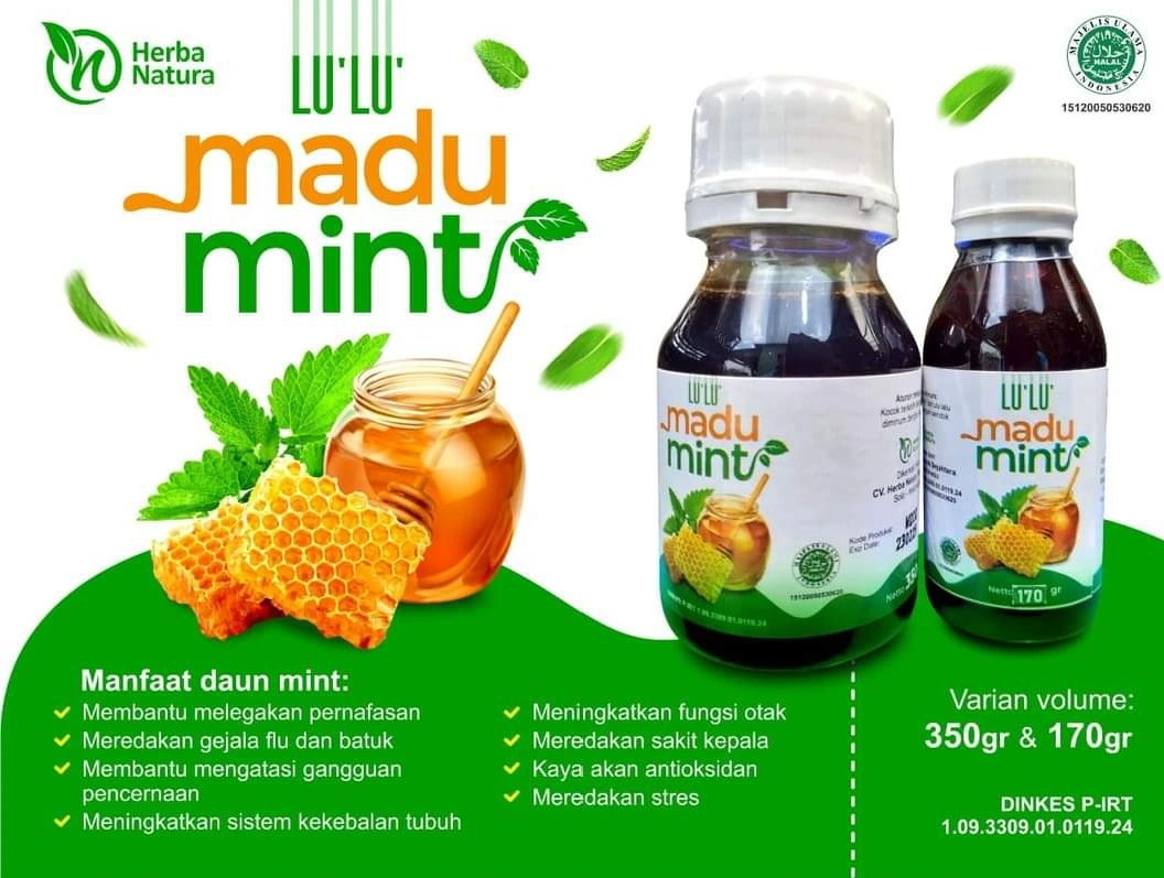 MADU MINT LU'LU' MELEGAKAN PERNAPASAN - Gambar 4