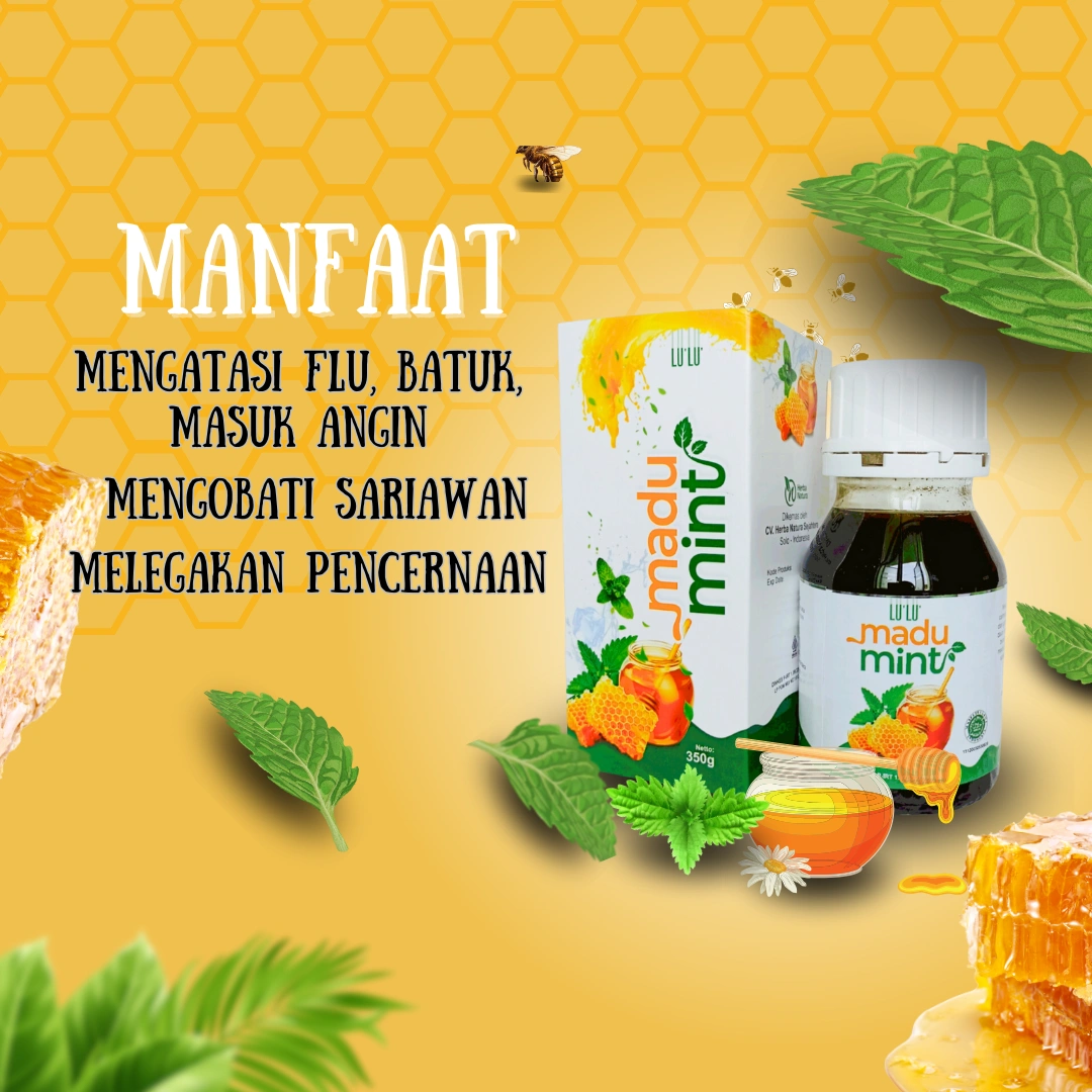 MADU MINT LU'LU' MELEGAKAN PERNAPASAN - Gambar 2
