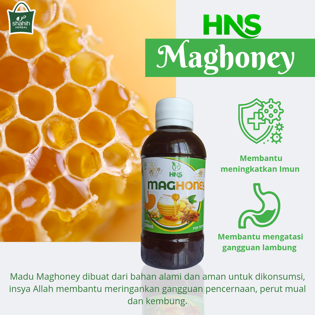 MAGHONEY KEMASAN 130ML MADU UNTUK LAMBUNG