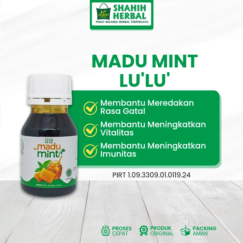 MADU MINT LU'LU' MELEGAKAN PERNAPASAN