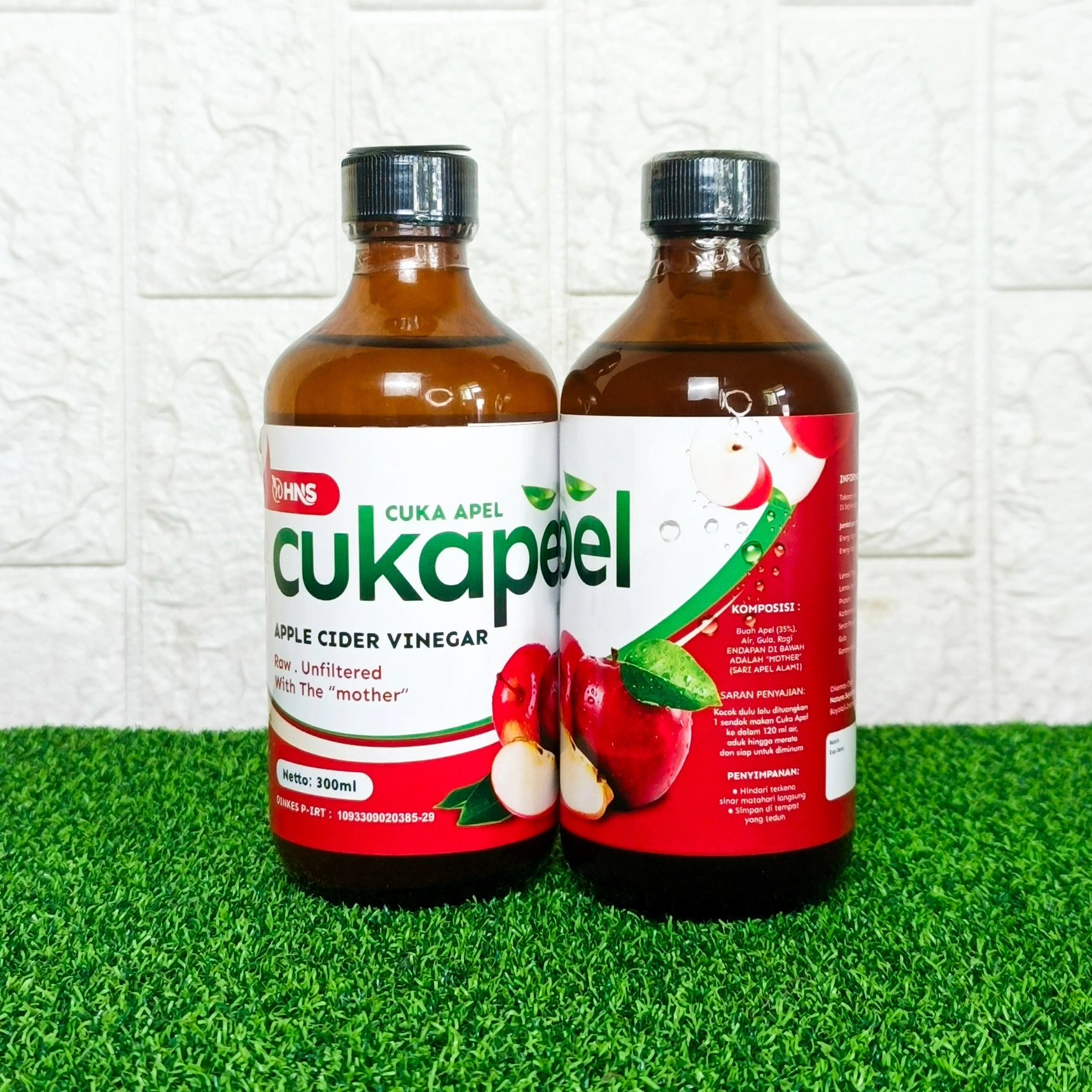 CUKAPEL Cuka Apel 300ml - Gambar 3